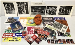 1960s-1990s Basketball Programs, Bumper Stickers, Handbooks & more... (Lot of 40+)