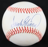 1993-94 Frank Robinson Cincinnati Reds Signed ONL White Baseball (JSA)