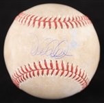 2014 Derek Jeter New York Yankees Signed OML Manfred Game Used Baseball (MEARS LOA/JSA/MLB Hologram)