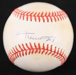 1993-94 Willie Mays San Francisco Giants Signed ONL White Baseball (JSA)