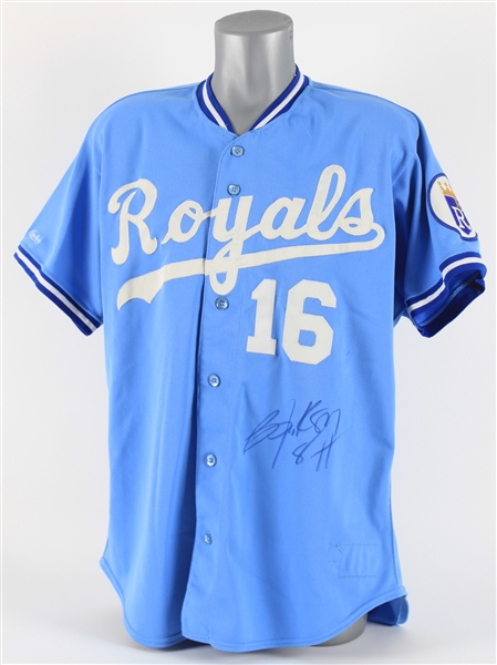 1988 Bo Jackson Kansas City Royals Signed Road Jersey (MEARS A5/JSA)