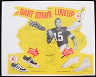 1960s Stone Mint Bart Starr Green Bay Packers 10.5" x 13.5" LaCrosse Shoes Store Advertisement