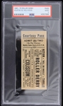 1960-1970 Roller Derby Houston vs Hollywood Pass (PSA Good 2)