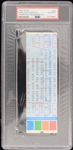 1984 Prince Purple Rain Tour The Spectrum Philadelphia, PA Full Ticket (PSA Slabbed) 