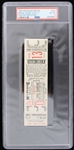 1961 Milwaukee Braves Eddie Mathews Homerun #361 Full Ticket (PSA NM-MT 8) 