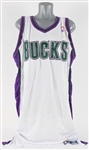 2003-2004 Milwaukee Bucks Game Jersey Blank  Unused (MEARS LOA)