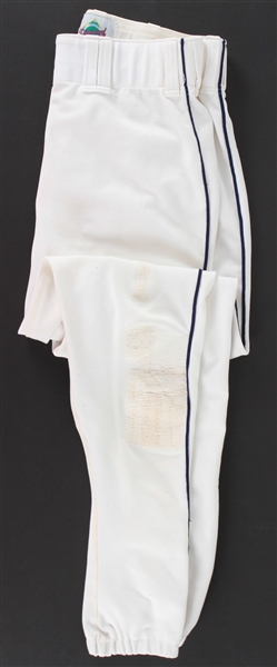 1994 Greg Vaughn Milwaukee Brewers Game Worn Pants (MEARS LOA)