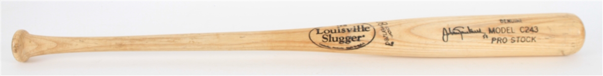 1997-99 Johan Santana Minor Leagues Signed Louisville Slugger Professional Model Bat (MEARS LOA/JSA)