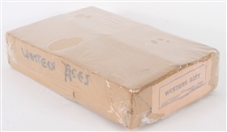 1947-1966 Western Aces Unopened Case in Original Wrapping -  Warehouse Find from Exhibit Supply Company
