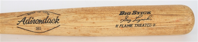 1990s Greg Luzinski Philadelphia Phillies Adirondack Professional Model Game Used Bat (MEARS LOA)