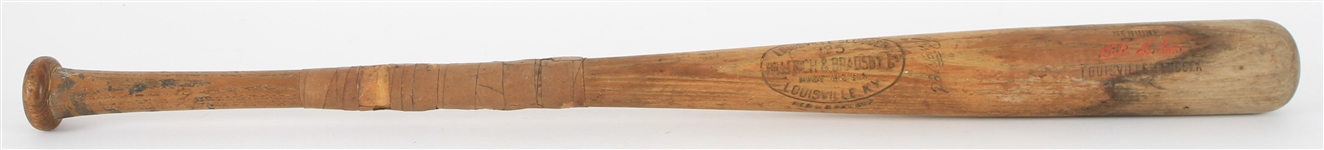 1950s Bill Bruton Milwaukee Braves H&B Louisville Slugger Professional Model Game Used Bat (MEARS LOA)