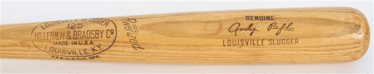 1950s Andy Pafko Milwaukee Braves H&B Professional Model Louisville Slugger Game Used Bat (MEARS A8 / PSA GU8)