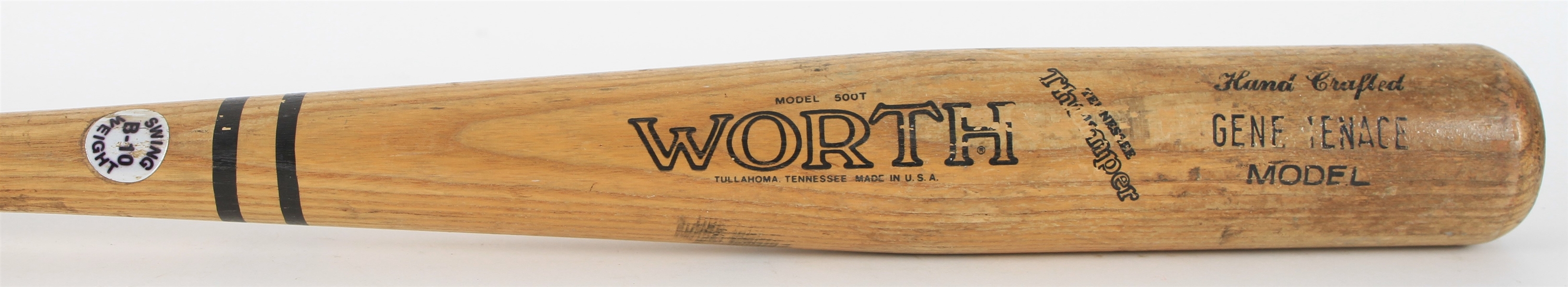 1983 Gene Tenace Pittsburgh Pirates Worth Professional Model Game Used Bat (MEARS LOA)