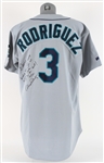 1998 Alex Rodriguez Seattle Mariners Signed Game Worn Road Jersey (MEARS A10/JSA/Eddie Rodriguez LOA)