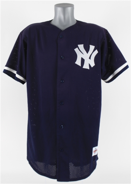 1996-97 Wade Boggs New York Yankees Signed Batting Practice Jersey (MEARS LOA/JSA/Boggs LOA)