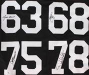 2000's Pittsburgh Steelers Steel Curtain Multi Signed Jersey w/ Joe Greene, LC Greenwood, Dwight White & Ernie Holmes (JSA)