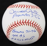 1994-1999 Darrell Porter Milwaukee Brewers OAL Signed Baseball *JSA* w/ 4 Stats