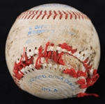 1989 (May 5th) Glenn Braggs Milwaukee Brewers "He Knocked the Cover off the Ball" Game Used HR Baseball (MEARS LOA)