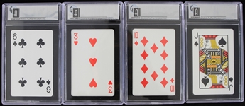 1973-1978 Lou Gehrig, Babe Ruth, Jackie Robinson Landmark Sport Deck & U.S. Playing Cards (GA Slabbed Gem Mint 9.5)