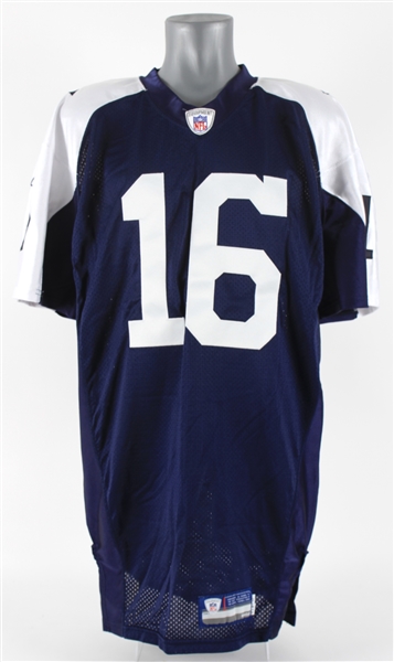2004 Vinny Testaverde Dallas Cowboys Alternate Throwback Jersey (MEARS LOA)