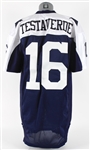 2004 Vinny Testaverde Dallas Cowboys Alternate Throwback Jersey (MEARS LOA)