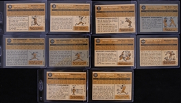 1960s Topps Milwaukee Braves Trading Cards (Lot of 10)