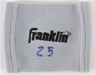1990s-2000s Barry Bonds San Francisco Giants Game Worn Franklin Wristband (MEARS LOA)