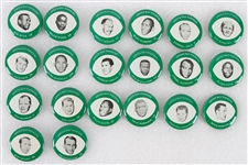 1969 Green Bay Packers Drenks Potato Chips 1" Player Pinback Buttons - Set of 20