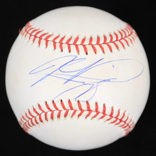 1992-93 Mike Piazza Los Angeles Dodgers Signed ONL White Baseball (JSA)