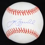 1991-93 Jeff Bagwell Houston Astros Signed ONL White Baseball (JSA)