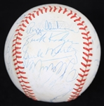 1979 Milwaukee Brewers Team Signed OAL MacPhail Baseball w/ 15 Signatures Including Robin Yount, Sixto Lezcano, George Bamberger & More (JSA)