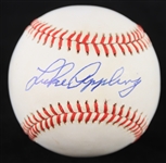 1990-92 Luke Appling Chicago White Sox Signed OAL Brown Baseball (JSA)