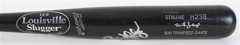 2002-03 Benito Santiago San Francisco Giants Signed Louisville Slugger Professional Model Game Used Bat (MEARS LOA/JSA)