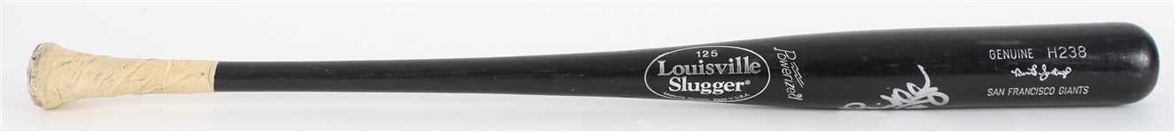 2002-03 Benito Santiago San Francisco Giants Signed Louisville Slugger Professional Model Game Used Bat (MEARS LOA/JSA)