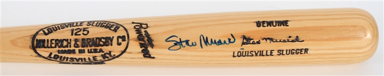 1970s Stan Musial St. Louis Cardinals Signed H&B Louisville Slugger Bat (JSA)
