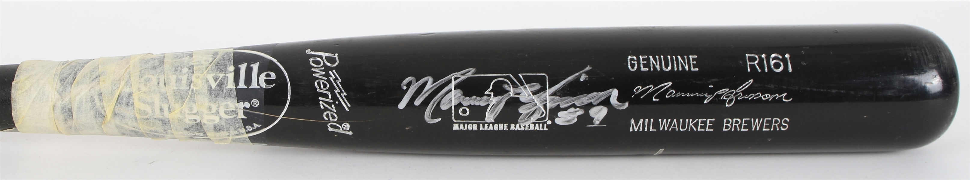 1999-2000 Marquis Grissom Milwaukee Brewers Signed Louisville Slugger Professional Model Game Used Bat (MEARS LOA/JSA)