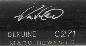 1996-98 Marc Newfield Milwaukee Brewers Signed Louisville Slugger Professional Model Game Used Bat (MEARS LOA/JSA)