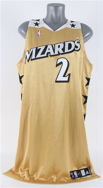 2009-10 DeShawn Stevenson Washington Wizards Game Worn Alternate Jersey (MEARS LOA)