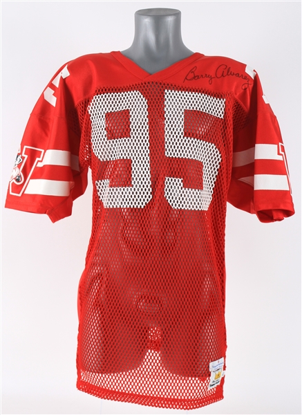 1990s Barry Alvarez Wisconsin Badgers Signed Jersey (JSA)