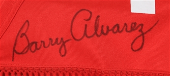 1990's Barry Alvarez Wisconsin Badgers Signed Jersey (JSA)