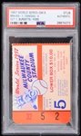 1957 Milwaukee Braves World Series Game 5 Burdette - Ford Ticket Stub (PSA Slabbed) 