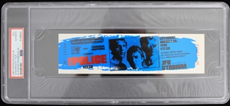 1983 The Police "Synchronicity" Tour JFK Stadium Philadelphia PA Full Ticket (PSA Slabbed) 