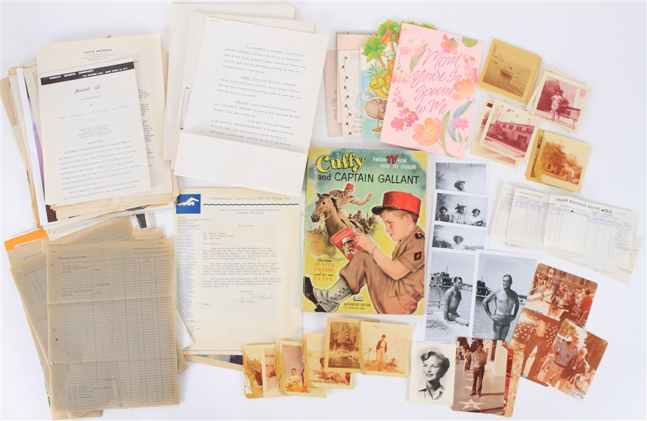 1940s-70s Buster Crabbe Personal Memorabilia Collection - Lot of 100+