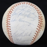 1974 Chicago Cubs Team Signed ONL Feeney Baseball w/ 25 Signatures Including Billy Williams, Don Kessinger, Bill Madlock & More (*JSA Full Letter*) 