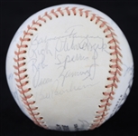 1974 Chicago Cubs Team Signed ONL Feeney Baseball w/ 25 Signatures Including Billy Williams, Don Kessinger, Bill Madlock & More (*JSA Full Letter*) 
