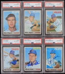 1970 Seattle Pilots Inaugural Season Topps Team Signed Collection (Lot of 23) PSA Slabbed
