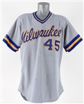 1989 Rob Deer Milwaukee Brewers Signed Game Worn Road Jersey (MEARS A10/JSA)