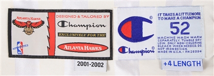 2001-02 Theo Ratliff Atlanta Hawks Signed Home Jersey (MEARS LOA/JSA)