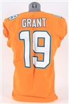2016 Jakeem Grant Miami Dolphins Alternate Jersey w/ Pants & Socks (MEARS LOA)