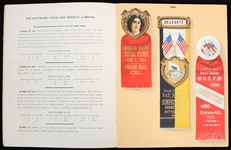 1900s circa  The Baltimore Badge & Novelty Company Catalogue No. 95 - Great information about Pin Back Buttons